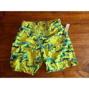 Boys George Swim Shorts Trunks Cactus Multi Print Size Small